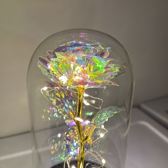 Light Up Glass Otlonpe Rose - Picture 8 of 8